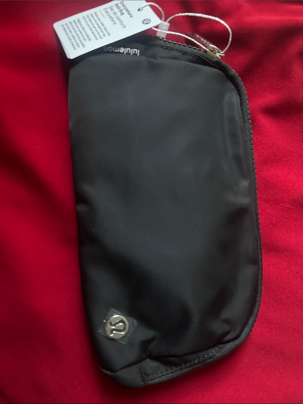 lululemon athletica Black Travel Toiletry Pouch with Zip